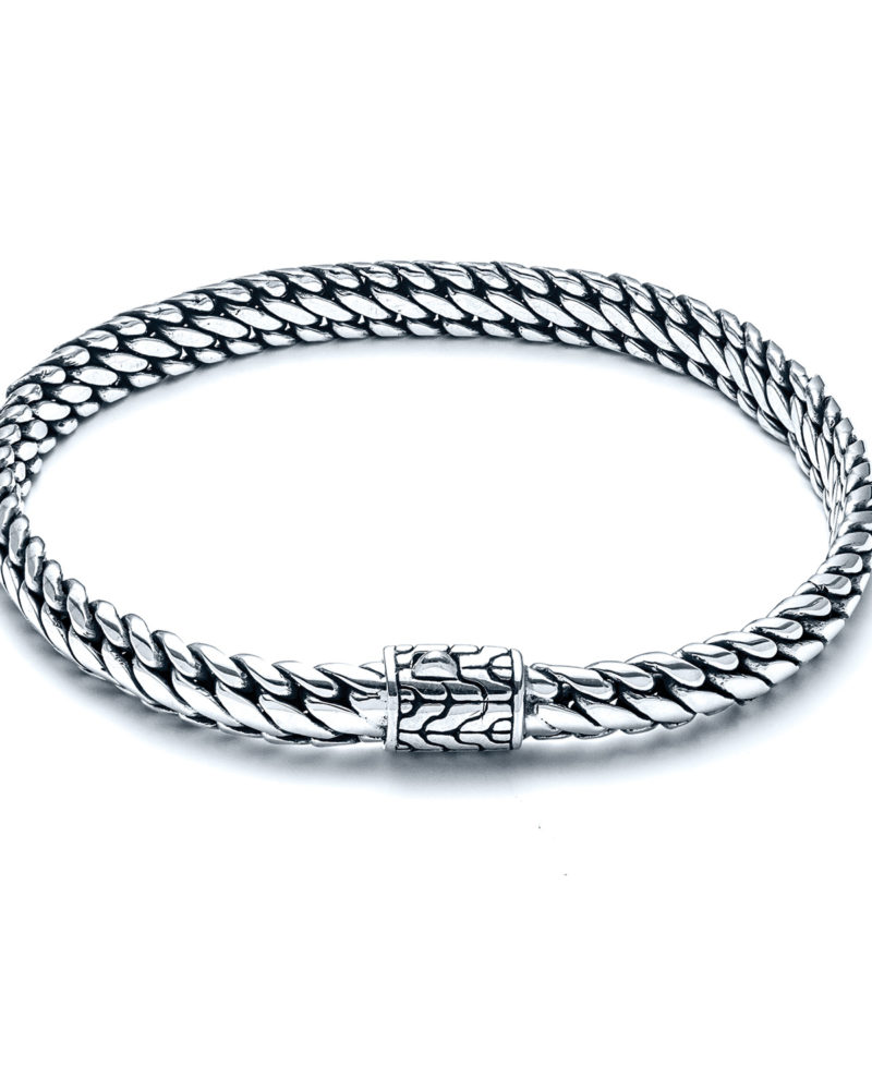 Serpent Link Narrow Bracelet